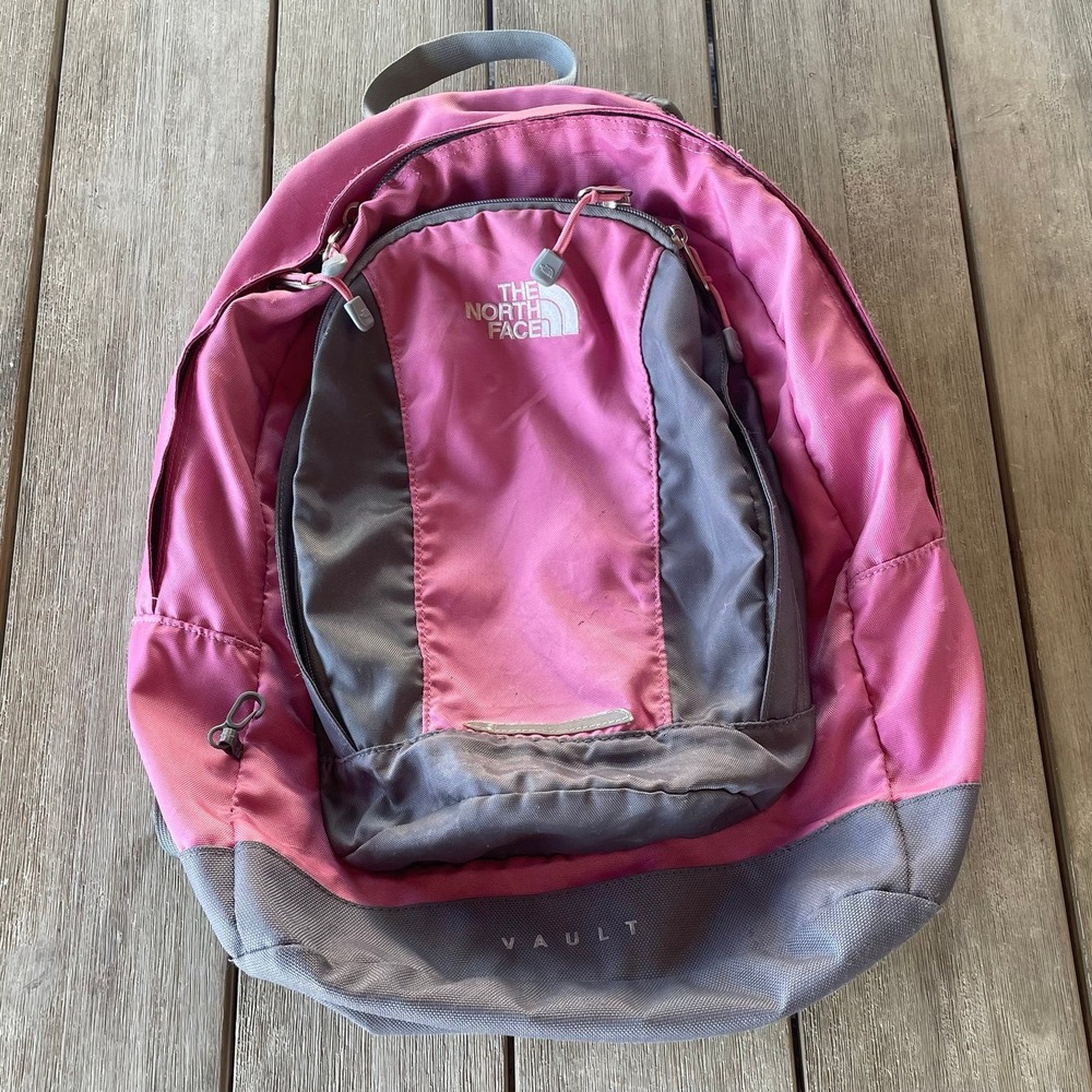The North Face Vault school Backpack Pink and Gray